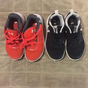 Under Armour boys shoes.